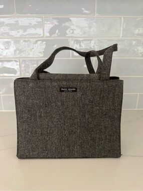 kate spade Dark Gray Felt Messenger Tote